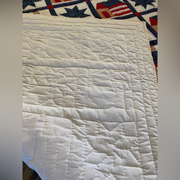 Americana Stars & Stripes Handmade 74”/84” Quilt 🇺🇸 Wall Hanging! - Picture 8 of 8